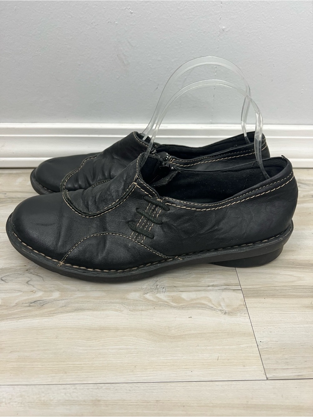 Clarks Leather Slip On Shoes